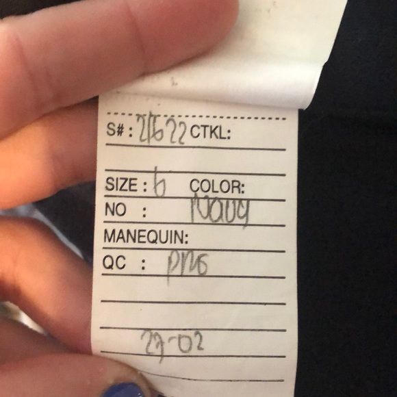 Navy Bridesmaid Dress - Picture 8 of 8